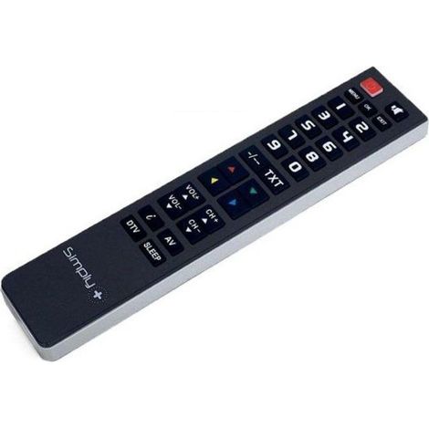 Mando a distancia simplificado para 1 dispositivo de TV - MBG France