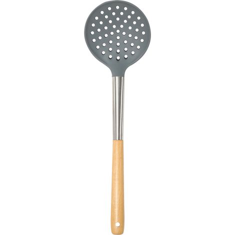Spatule En Silicone - Manche Acier Inoxydable - Résistante À La Chaleur Jusqu'à 230 °C - Pour Cuisinière Et Four - 1 Pièce