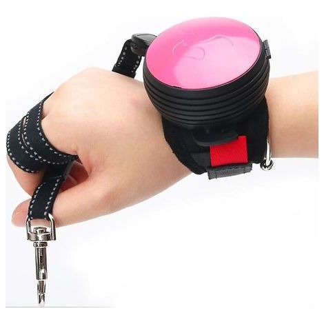 Einziehbare Hundeleine aus reflektierendem Nylon, automatischer Einzug per Handschlaufe, leicht, ideal zum Wandern, geeignet für kleine und mittelgroße Hunde (1/5)