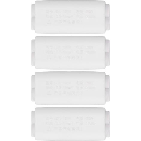 4 connecteurs en T pour fil, répartiteur de câble haute puissance en ABS, 1000V 80A, pour câblage domestique - Lot de 4 pièces (1/5)