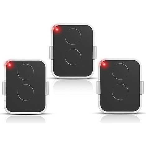 Télécommande 433 MHz Rolling Code, 2 Canaux, Remplacement pour ON1E, ON2E, ON4E, Compatible avec Motorisations Portail et Garage, Portée jusqu’à 200m, Format Porte-clés Compact (1/5)