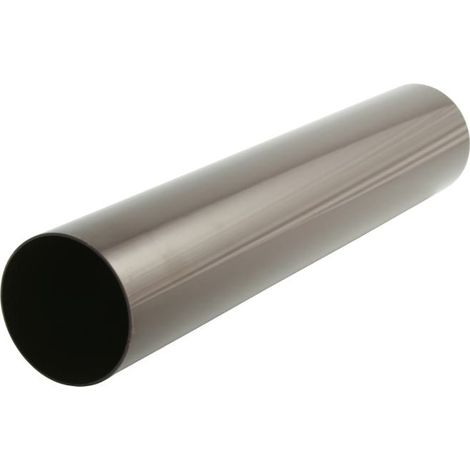 Marley Fallrohr NW 53 mm, 1 m, braun Halbrunde Dachrinne braun