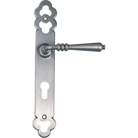 Manilla de puerta Bouvet languedoc hierro fundido patinado 33,4 cm