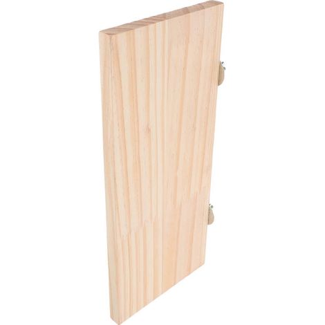 Perchoir pour oiseaux : Support plat en bois pour ronger le bec et les pattes des perroquets, perruches, calopsittes, inséparables, conures, pinsons et perruches ondulées. Accessoires pour cages (1/4)