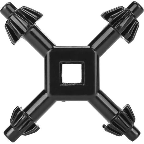Clé de mandrin de forage, outil de perçage léger à haute ténacité, clé 4 en 1 en acier portable multifonctionnelle pour tournevis de réparation automobile (1/5)