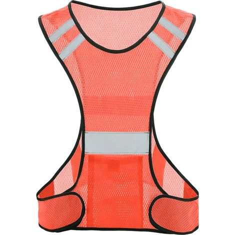 Reflektierende Sicherheitsweste Unisex-Laufweste mit Reflektoren Geeignet für Aktivitäten bei Nacht Reflektierende Kleidung Leicht und Hohe (1/5)