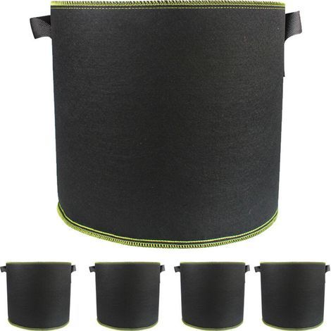 5 Pcs Sac à Plantes Non Tissé 5 Gallons Sac Plantation Pomme de Terre Légumes (1/5)