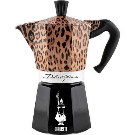 BIALETTI - MOKA EXPRESS 6CUPS  DOLCE & GABBANA -  LEOPARD
