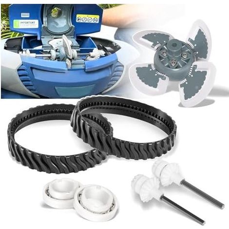 MX8 / Elite Kit d'entretien Pièces de rechange pour aspirateur piscine Zodiac Baracuda MX8, MX6, MX8EL, MX6EL, kit réparation, R0524900, R0526100, R0527000, R0525100, R0524700 - (1/5)