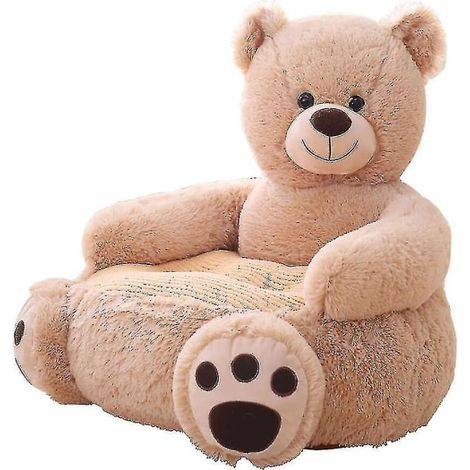Gosedjur Soffa Stol för barn, Nalle-björn-fluffigy teddy-bear-fluffy (1/3)