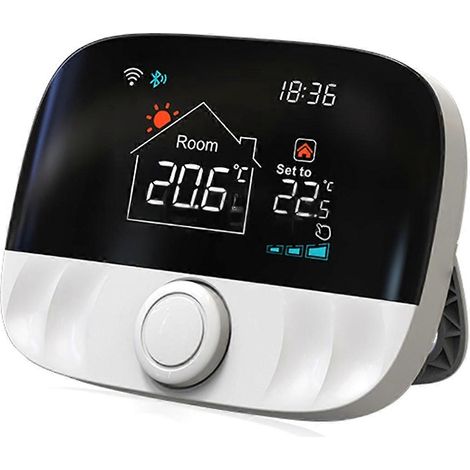 Thermostat sans fil WiFi pour chauffe-eau à chauffage au sol, maison, chambre, Tuya, contrôleur de température programmable intelligent (1/5)