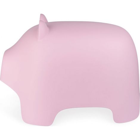 Hocker - BALVI - Stapelbarer Schwein - Zartrosa - Polypropylen - 1 Platz