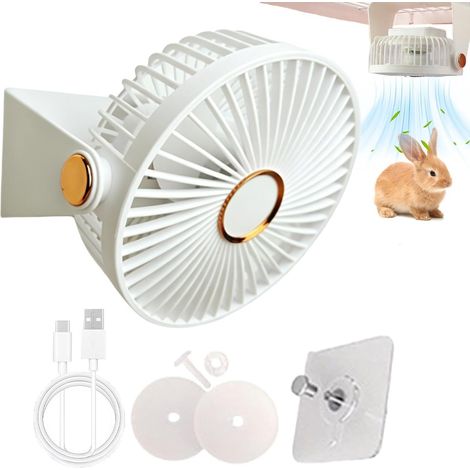 Ventilateur de refroidissement pour lapin – cage animaux (1/5)