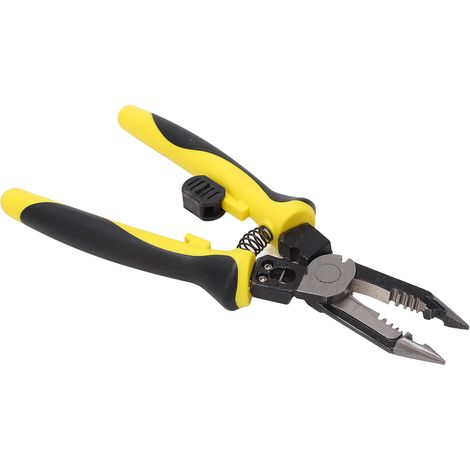 Pince à dénuder électrique multifonction - Coupe-fil, cintreuse et sertisseuse pour câbles