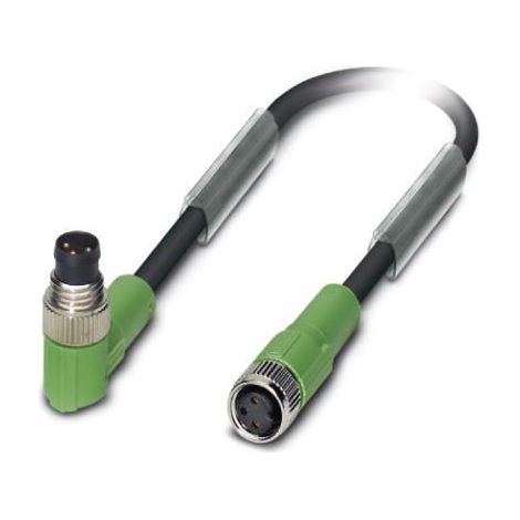 Câble d'actionneur Phoenix Contact 3 conducteurs , M8 Mâle vers M8 Femelle, 600mm ( Prix pour 1 )