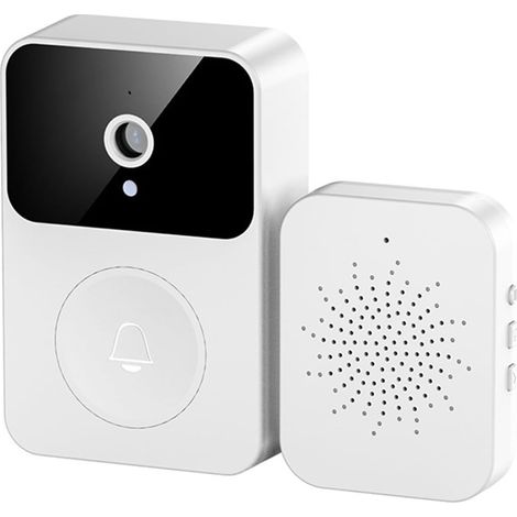 X9 – Sonnette visuelle sans Fil Intelligente, interphone vidéo, Surveillance à Distance, Capture de Vision Nocturne HD, Batterie intégrée Rechargeable (1/5)