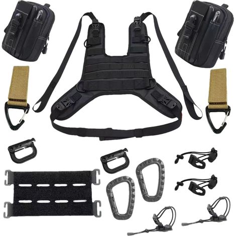 Motorrad-Tankrucksack, Abdeckung, Satteltasche, Aufbewahrungstasche für den Sitz, Sitzorganizer, Öltankhalter, Reiseetui aus PU-Leder, Fahrerhalterung (2) (1/2)