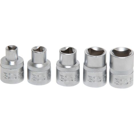 Jeu de douilles triangulaires M5 - M12 (8 - 16,5 mm) 5 pièces BGS (1/4)