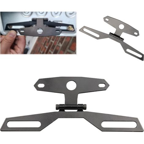 Motorcycle accessories, modified taillight and license plate bracket, foldable and fixed taillight bracket for quad/off-road vehicle