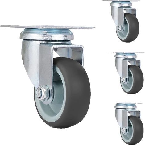 Möbelrolle, 360-Grad-Drehung, hohe Tragfähigkeit, 4PCS Einzelräder (1/2)