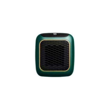 Mini radiateur mural vert, chauffage rapide 800 W, thermostat réglable, protection intégrée (1/5)