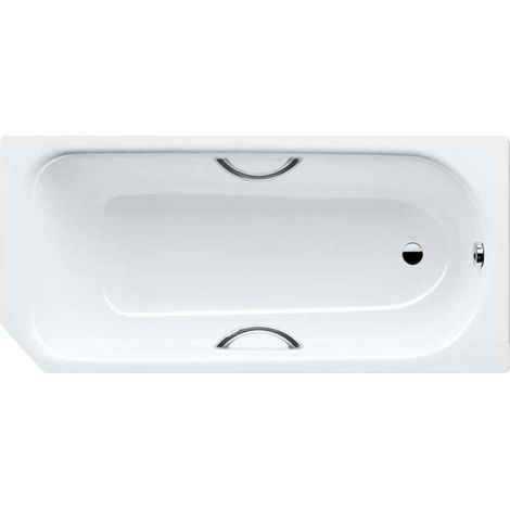 Kaldewei Advantage - Bañera rectangular Saniform V1 Star 332, 160x70 cm, con orificios para asas, efecto perla, blanca 134000013001 (1/2)