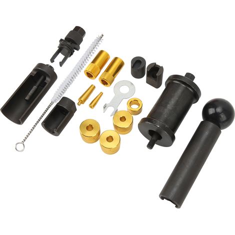 Kit d'outils de 18 pièces pour le retrait et l'installation des injecteurs FSI, adapté aux moteurs à essence 1.2, 1.4, 1.6, 1.8, 2.0, 3.0, 3.2, 3.6, 4.0 FSi, TFSi et TSi. (1/5)