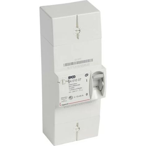 Legrand 401007 Enedis bipolar non-differential circuit breaker 2P 45A