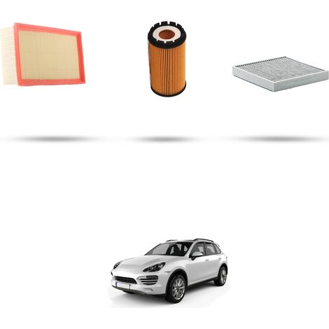 Kit tagliando 3 filtri compatibile con Porsche Cayenne II (958) 3.6 v6 220Kw dal 2010 (1/5)