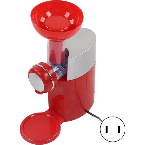 Sorbetière machine à glace maison 160W, set pour desserts glacés aux fruits, prise US 120V, kit de préparation pour cuisine familiale (1/5)