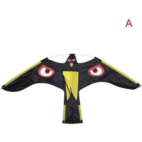 Cerf-Volant Anti-Oiseaux - Épouvantail à oiseaux extensible - Dragon faucon volant - pour oiseaux pour jardin et ferme H25 (1/5)