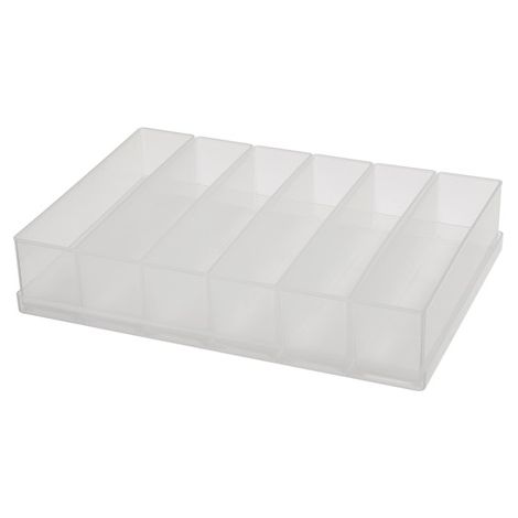 raaco Sortimentskoffer-Einsatz (L x B x H) 238 x 168 x 47 mm Anzahl Fächer: 6 Inhalt 1 St. (1/4)