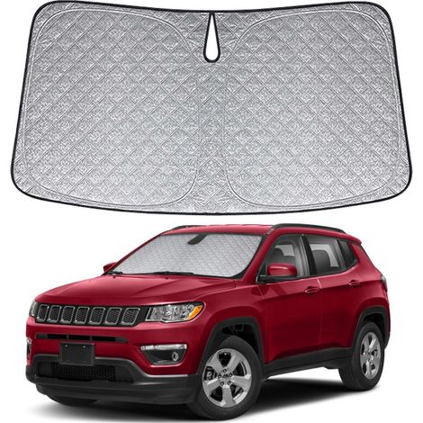 Sonnenschutz Frontscheibe für Jeep Compass 2017+  6-lagig  Kühlend (1/5)
