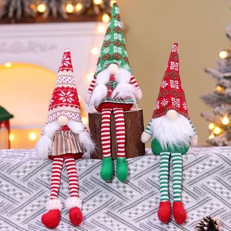 St. Patrick's Day Dwarf Decorations, Spring Ornaments for Home, Office, Festive Elves, Window Display, Party, Original Gift - 3pcs (1/5)