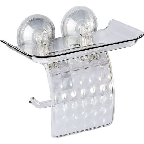 Porte-savonpapie wc transparent en plastique mod. air container (1/5)
