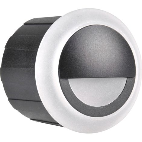 Lampada LED segnapasso tonda 3W 4000K IP44 grafite Polux (1/5)
