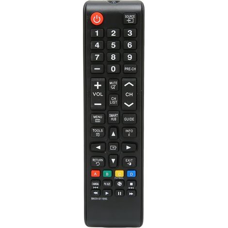 Ersatzfernbedienung BN59-01199S kompatibel mit Samsung TVs UN32J5205, UN40JU6700, UN48J6200AF, UN48JU6700. (1/5)