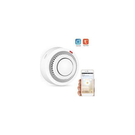Détecteur de fumée Wifi capteur intelligent alarme incendie système de sécurité sans fil intelligent vivant Graffiti App contrôle intelligent maison cuisine/magasin/hôtel/usine (1/5)