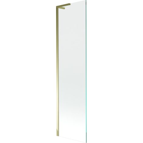 Mexen Next L paravento doccia a 1 anta 50 x 150 cm, trasparente, oro - 895-050-000-03-00-50 (1/5)