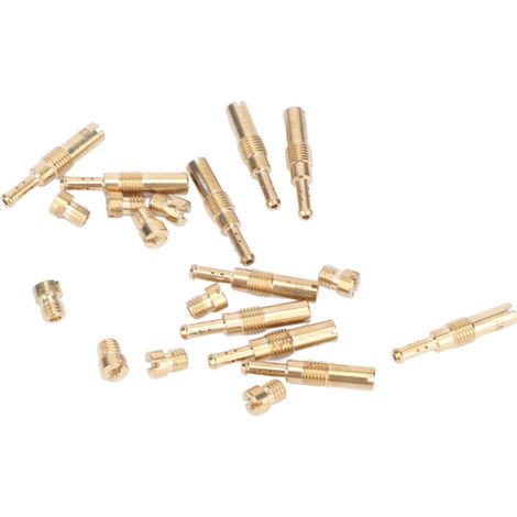 20 Pcs Moto Carburateur Principal Jet Kit Buses Pilote Jets Lents pour Keihin PWK CVK PE Carb