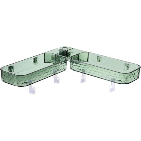 Bardusch Étagère d'Angle pour Douche - Multifonctionnel Stable Support De Drainage Étagère de Rangement pour Salle de Bain - Pour l'Évier, la Maison, la Cuisine, l'Hygiène, l'Organisation de Routine (1/5)