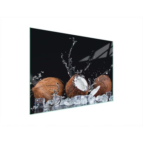 GLASSCHUTZPLATTE FÜR HERD 70x52 KOKOSNUSS (1/5)