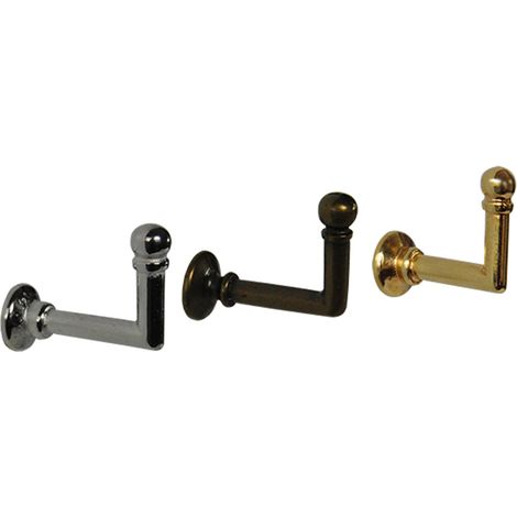 GANCIO PER TENDA 'ROMA' mm. 35 - pz 2 oro  - Blister Koncreto