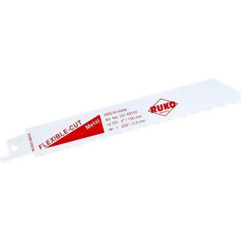 RUKO 5x lame de scie sabre 8915 HSS avoyée fraisée - 33189155 (1/4)