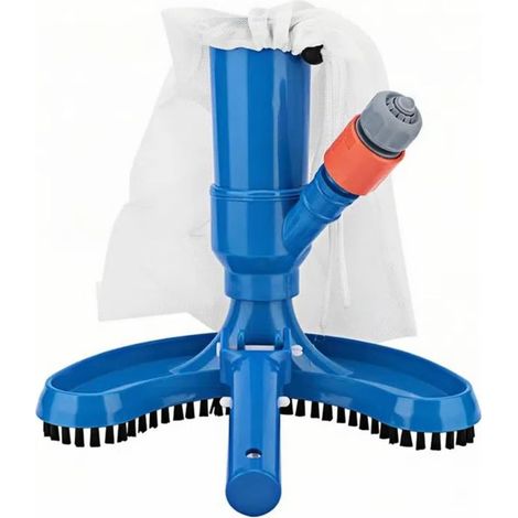 Aspirateur de Piscine - Nettoyeur à Jet avec Sac en Filet à Cordon Idéal pour Piscine Spa Fontaine et Étang – Élimine Feuilles (1/5)