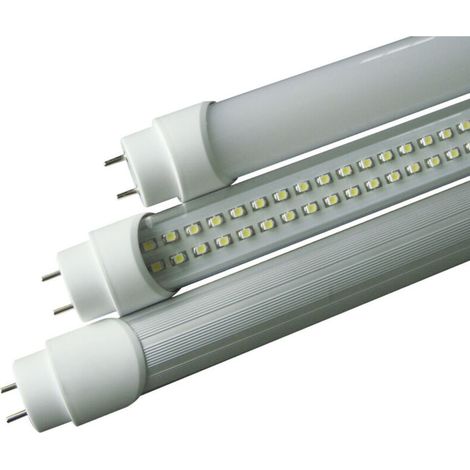 Tubo Neon Led T8 18w 220v Smd Potenti Tube Neon "120 Cm" Lumière Froide Et/ou Chaude -couverture Transparente -