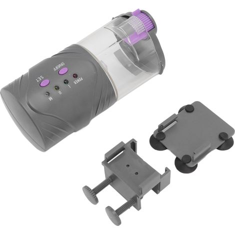Alimentador automático inteligente para peces con temporizador eléctrico, 400 g, para acuarios.