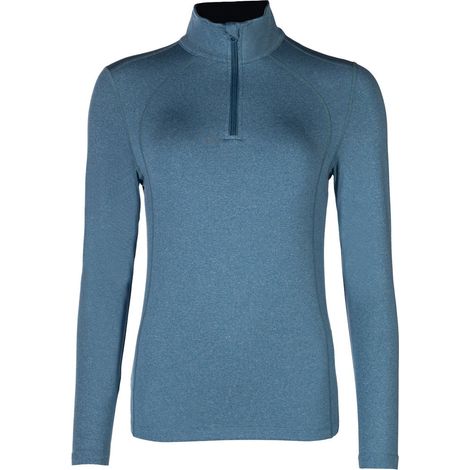 XXL, rosso ciliegia: Maglia a girocollo da donna per equitazione modello Essentials Winter