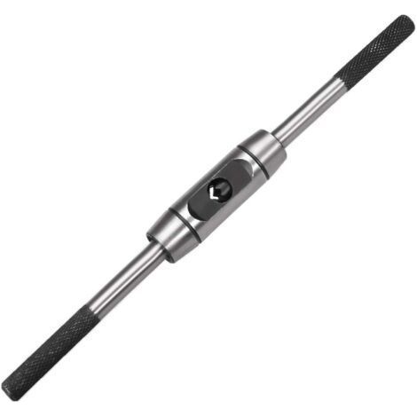 Tourne à Gauche Porte Taraud Réglable Robinet Clé Poignée pour Métrique M6-M14 Robinet Fraise Clé à Tarauder Outil Corps Moulage sous Pression (1/5)
