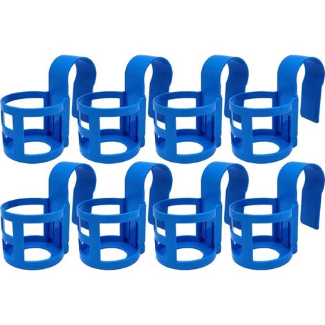 Portabicchieri da piscina, in plastica resistente, facile da installare, 8 pezzi (1/2)